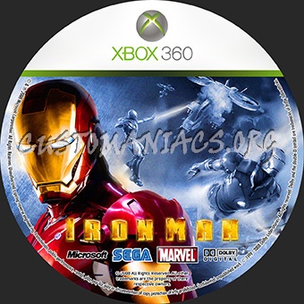 Iron Man dvd label