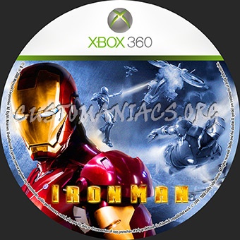 Iron Man dvd label