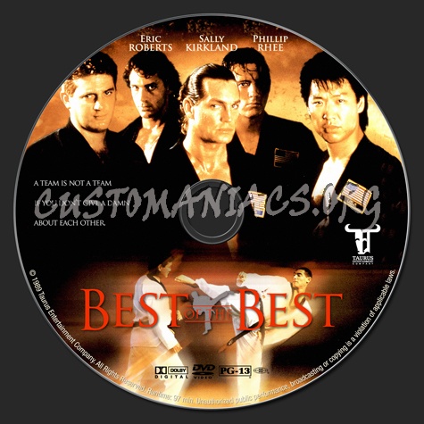 Best of the Best (1989) dvd label