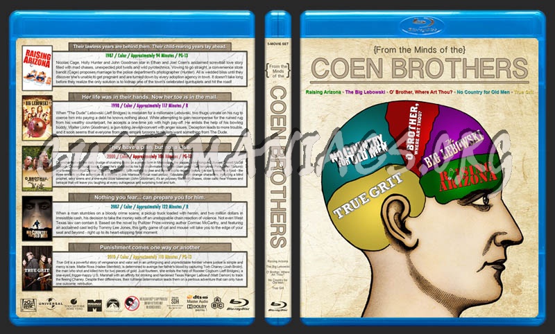 From the Minds of the Coen Brothers blu-ray cover