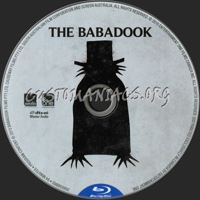 The Babadook blu-ray label