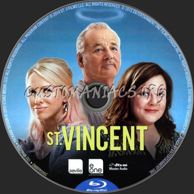 St. Vincent blu-ray label