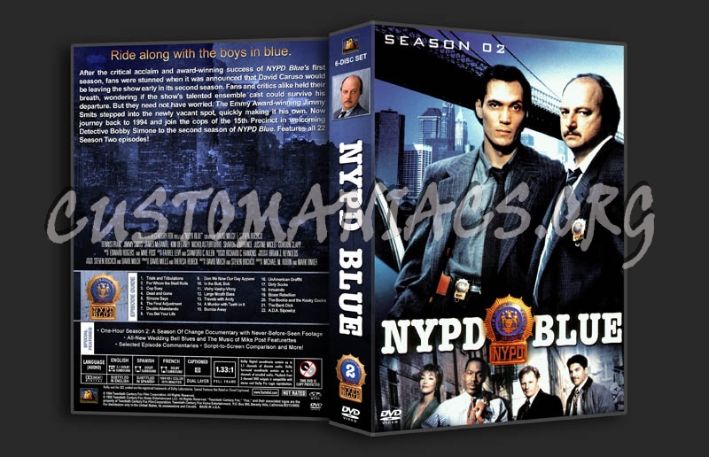 NYPD Blue - Seasons 1-10 (3370x2175) dvd cover