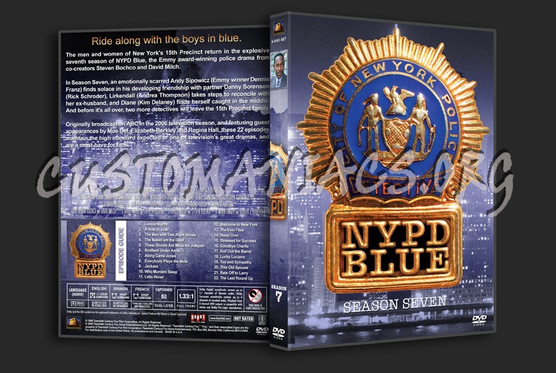 NYPD Blue - Seasons 1-10 (spanning spine) dvd cover