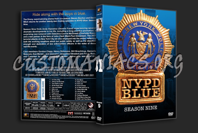 NYPD Blue - Seasons 1-10 (spanning spine) dvd cover