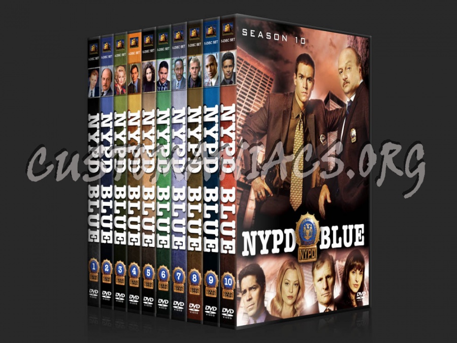 NYPD Blue - Seasons 1-10 (3240x2175) dvd cover