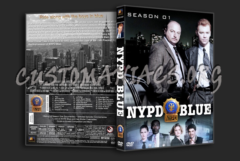 NYPD Blue - Seasons 1-10 (3240x2175) dvd cover