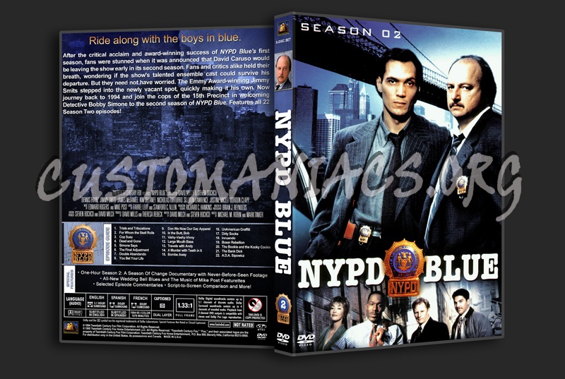 NYPD Blue - Seasons 1-10 (3240x2175) dvd cover