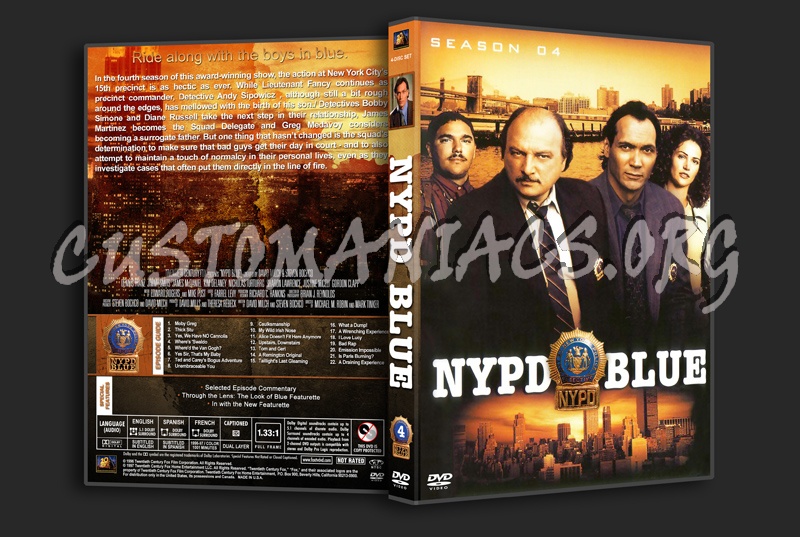 NYPD Blue - Seasons 1-10 (3240x2175) dvd cover