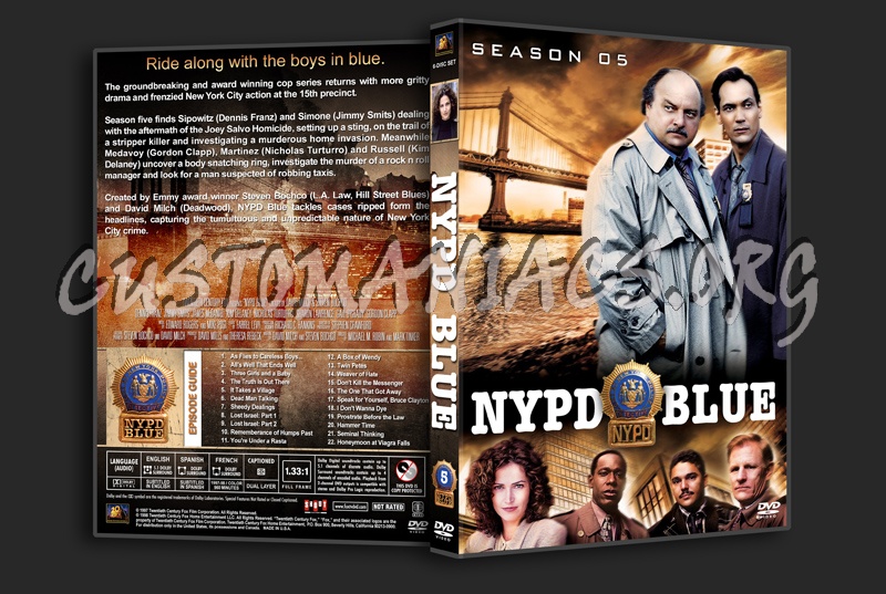 NYPD Blue - Seasons 1-10 (3240x2175) dvd cover