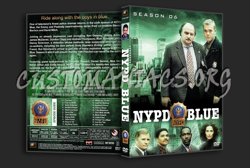 NYPD Blue - Seasons 1-10 (3240x2175) dvd cover