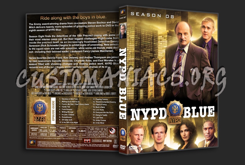 NYPD Blue - Seasons 1-10 (3240x2175) dvd cover