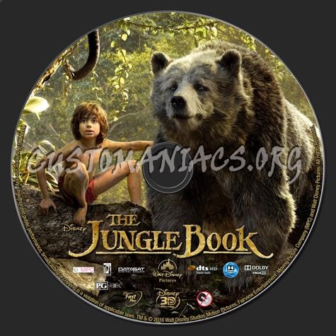 The Jungle Book (2016) 3D blu-ray label - DVD Covers & Labels by ...