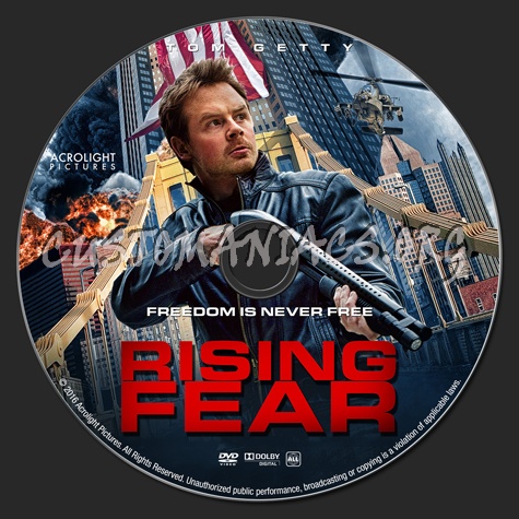 Rising Fear dvd label