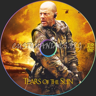 Tears of the Sun dvd label