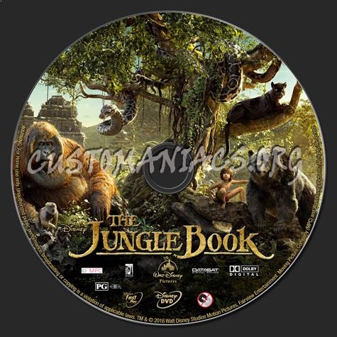 The Jungle Book (2016) dvd label - DVD Covers & Labels by Customaniacs ...