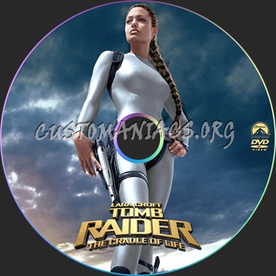 Tomb Raider - Cradle of Life dvd label