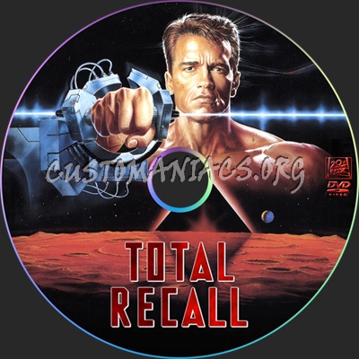 Total Recall dvd label