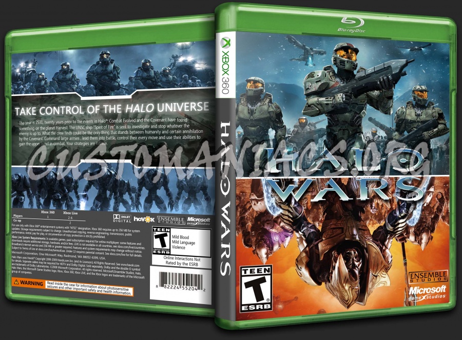 Halo Wars dvd cover