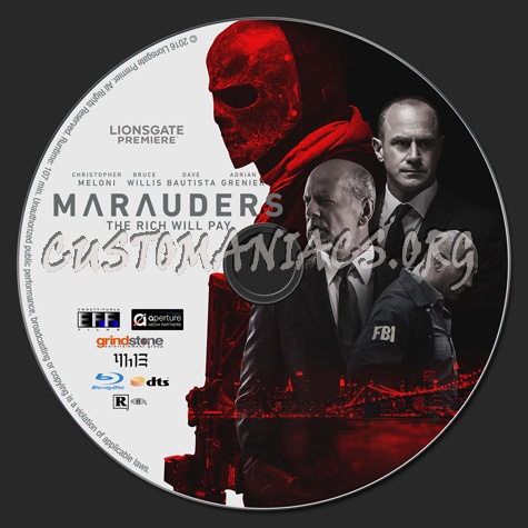 Marauders blu-ray label