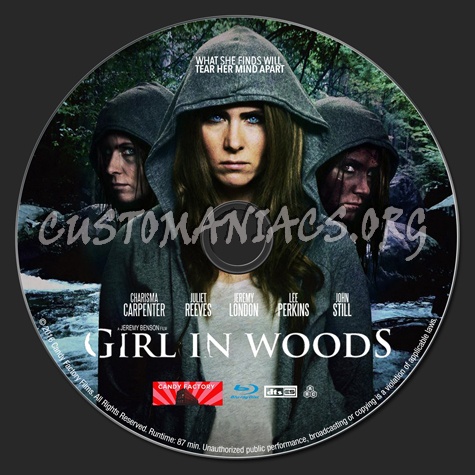 Girl in Woods blu-ray label