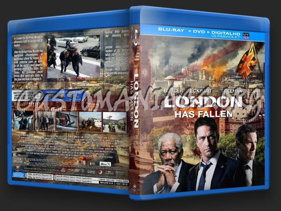 London Has Fallen blu-ray cover