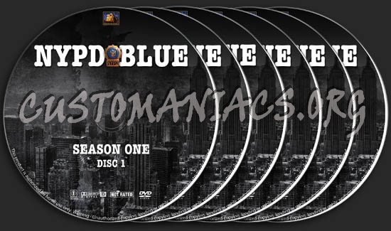 NYPD Blue - Season 1 dvd label