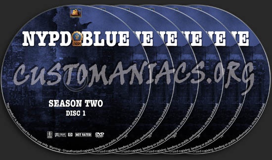 NYPD Blue - Season 2 dvd label
