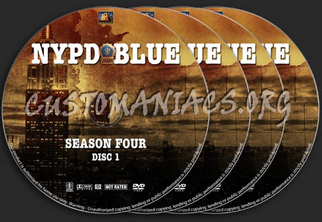 NYPD Blue - Season 4 dvd label