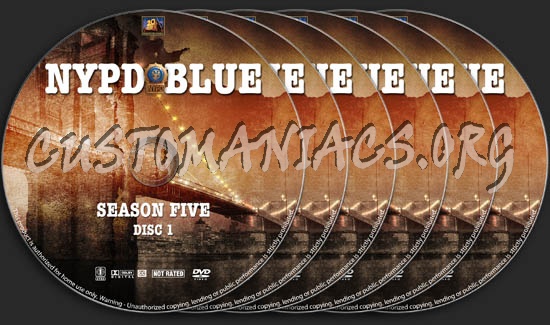 NYPD Blue - Season 5 dvd label