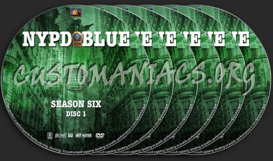 NYPD Blue - Season 6 dvd label