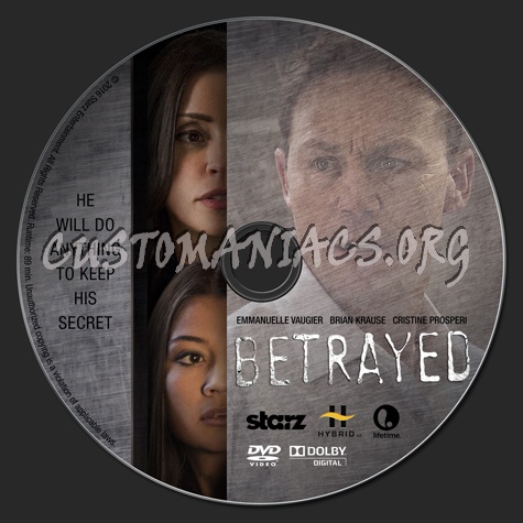 Betrayed dvd label