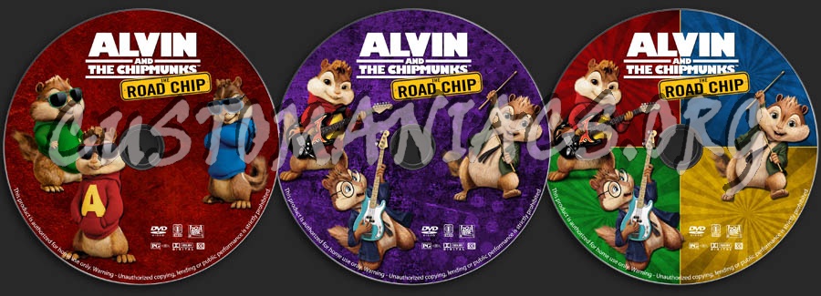 Alvin and the Chipmunks: Road Chiop dvd label