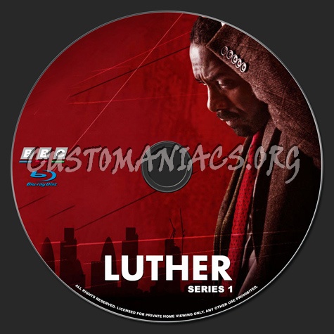 Luther Series 1 blu-ray label