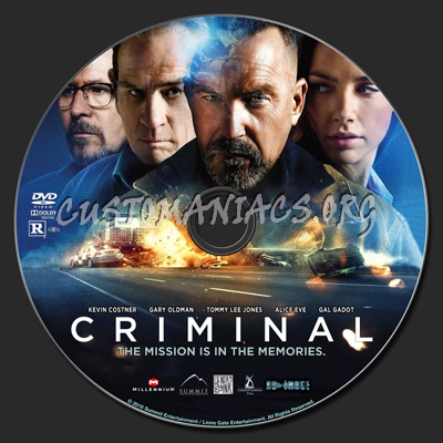 Criminal dvd label