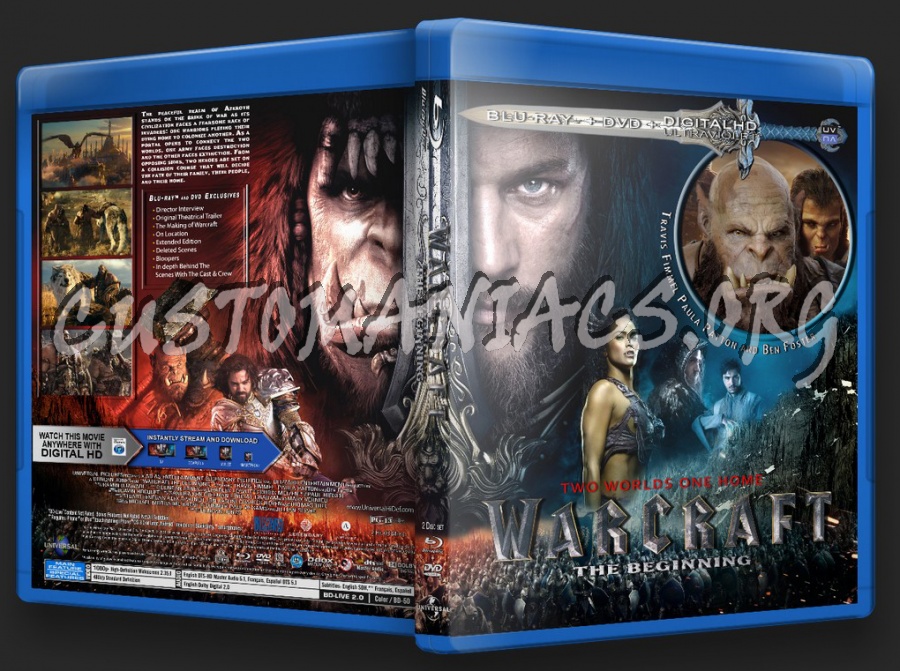 Warcraft 2D blu-ray cover