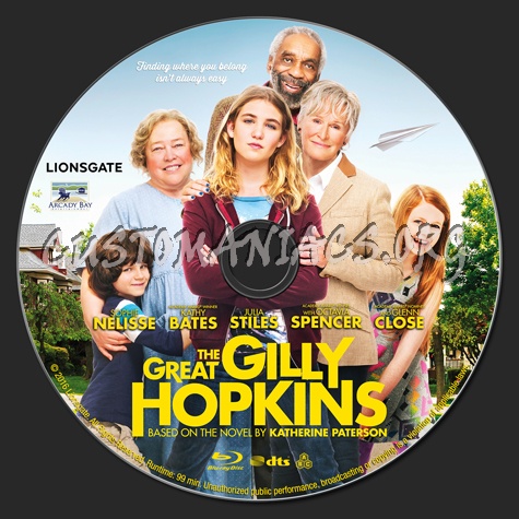 The Great Gilly Hopkins blu-ray label