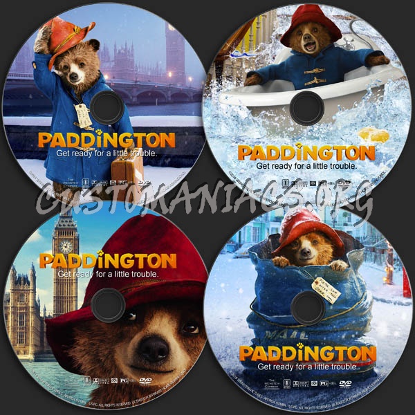 Paddington dvd label