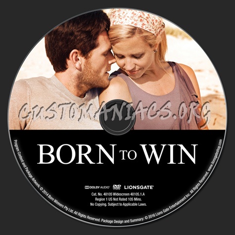 Born To Win dvd label