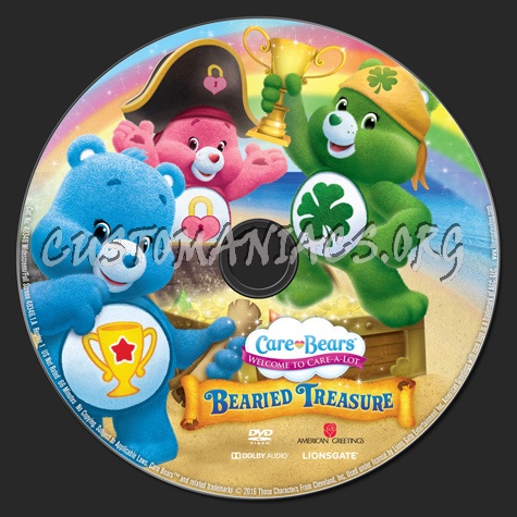 Care Bears Bearied Treasure dvd label