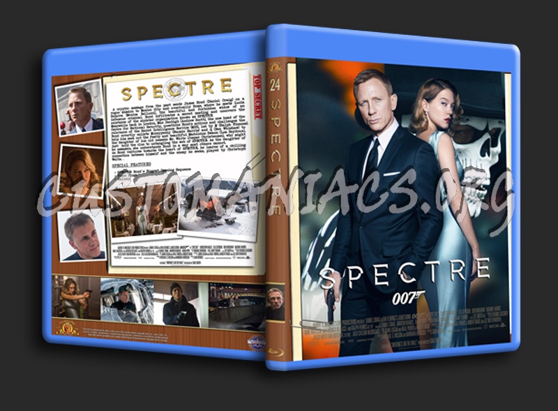 Spectre (2015) blu-ray cover