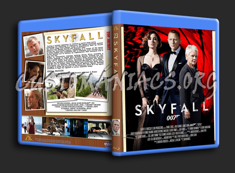 Skyfall (2012) blu-ray cover