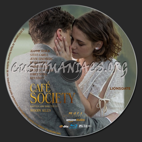 Cafe Society blu-ray label