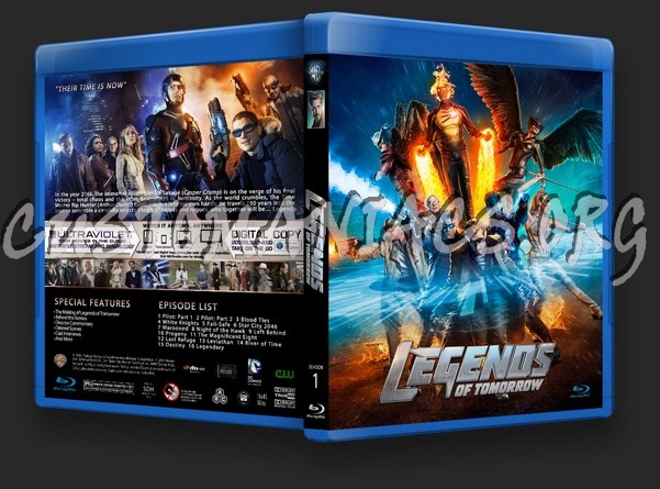 Legends of Tomorrow Season 1 blu-ray cover