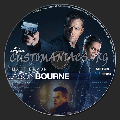 Jason Bourne blu-ray label