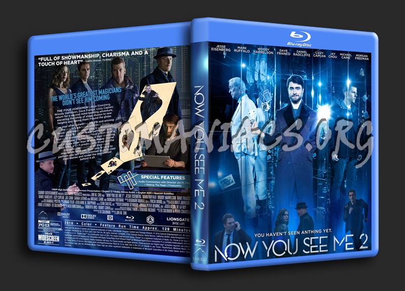 Now You See Me 2 dvd cover