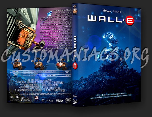 Wall-E dvd cover