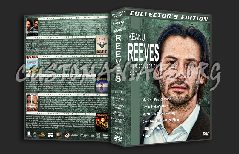 Keanu Reeves Film Collection - Set 4 dvd cover