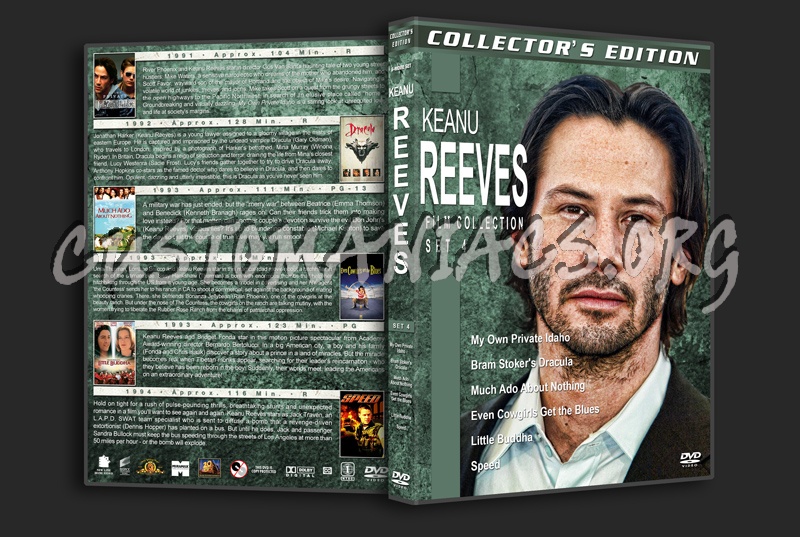 Keanu Reeves Film Collection - Set 4 dvd cover