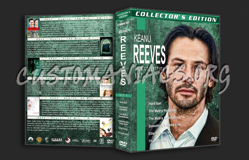 Keanu Reeves Film Collection - Set 7 dvd cover